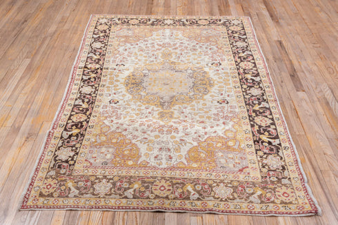 Vintage Oushak Area Rug (4' x 7')
